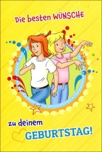 Grußkarten Kindergeburtstag Bibi & Tina Set/20