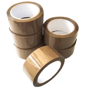 Klebeband BOPP leise abrollend 50 mm x 66 m braun Set/6