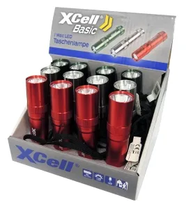 XCell Taschenlampe Aluminium Basic LED Display/12